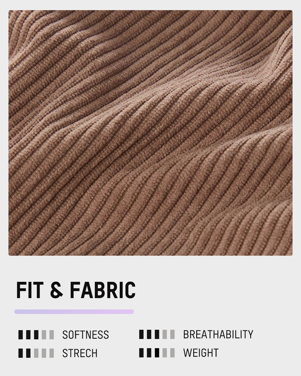 2-in-1 High Waisted Corduroy A-Line Skirt
