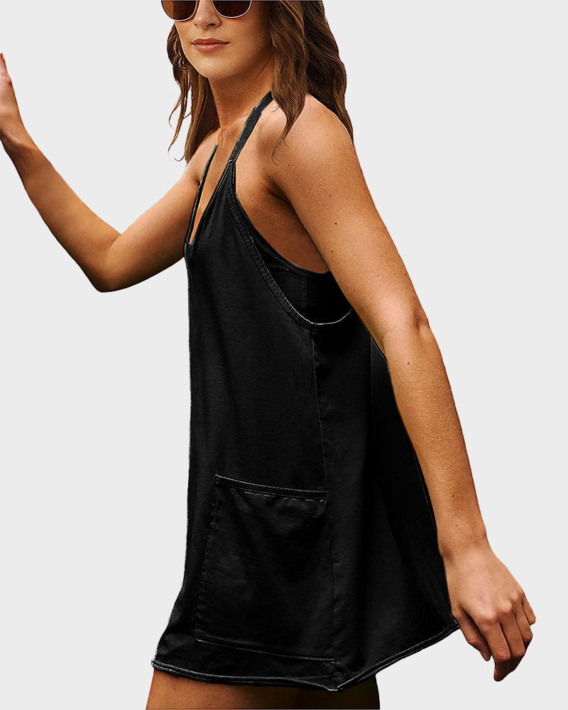 2-in-1 Lounge Romper Dress