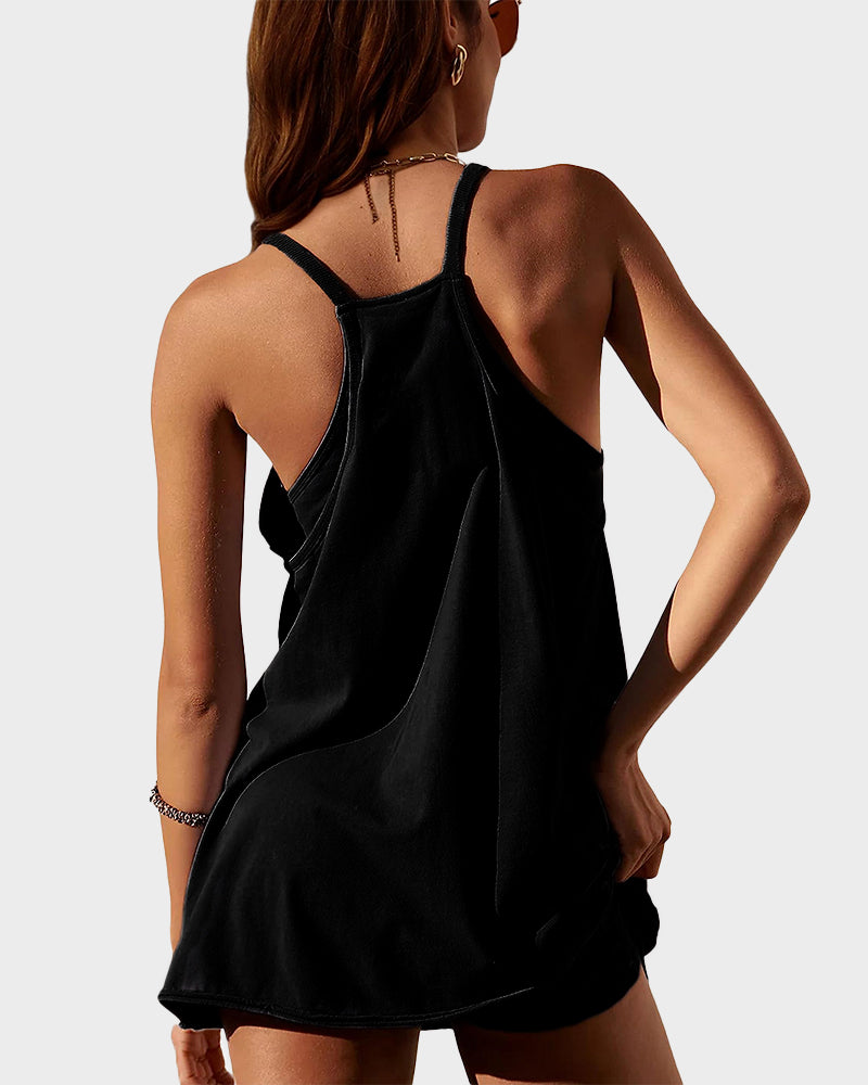 2-in-1 Lounge Romper Dress