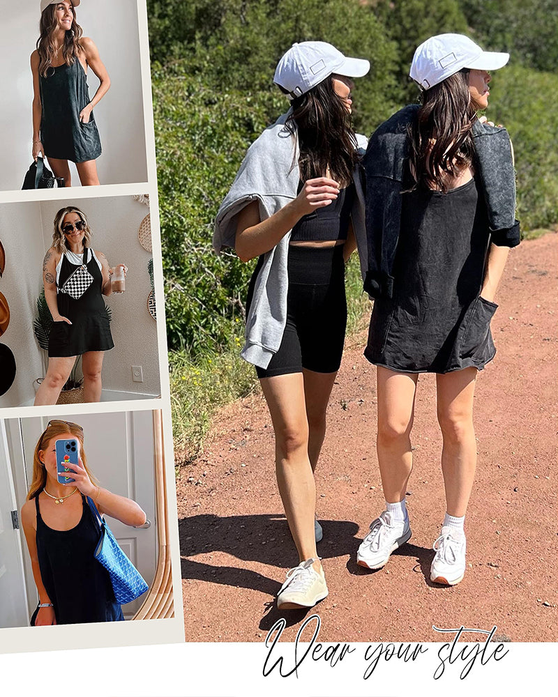 2-in-1 Lounge Romper Dress