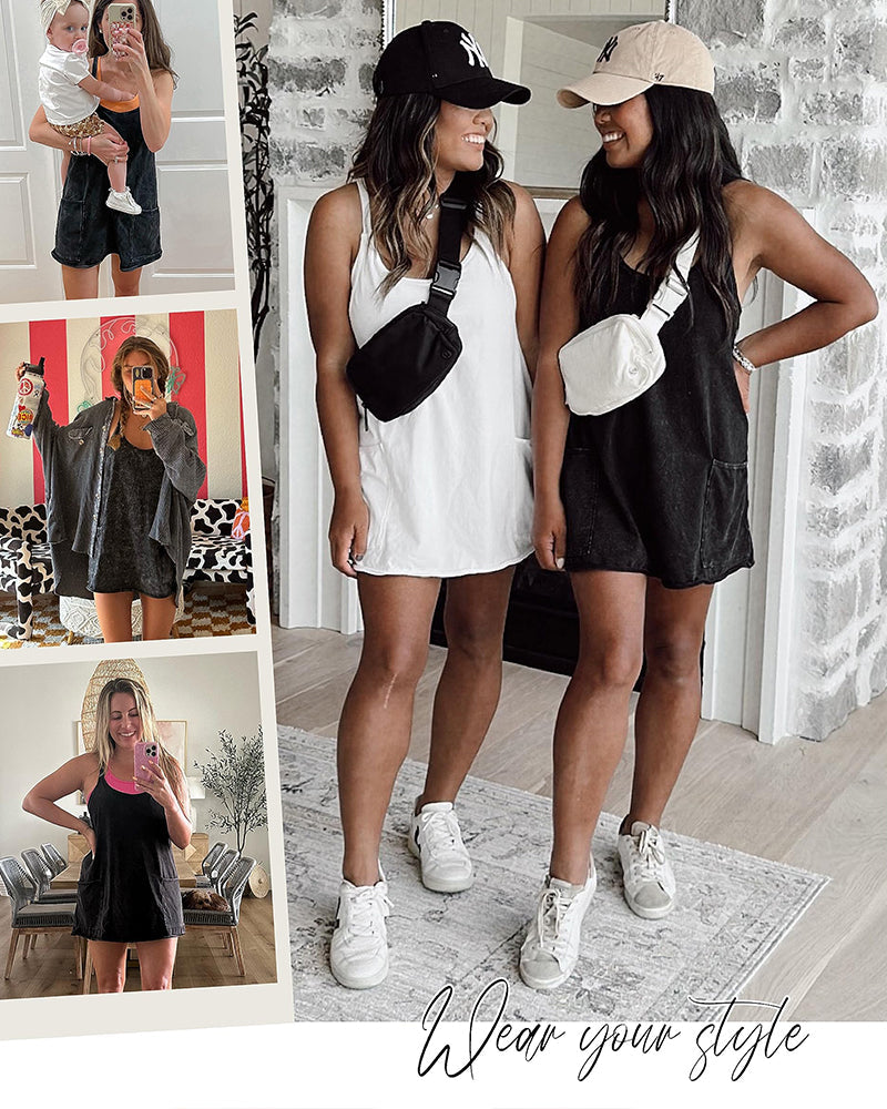 2-in-1 Lounge Romper Dress