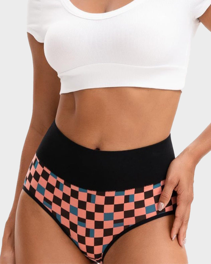 5-Pack High-Waisted Cotton Briefs
