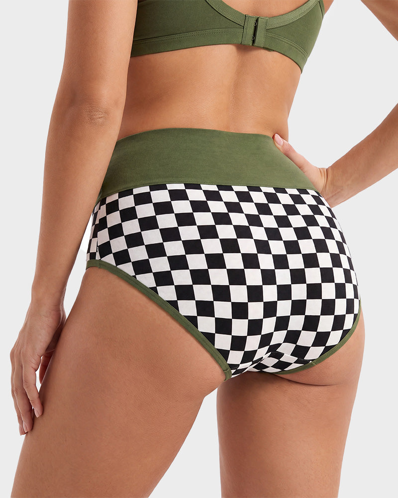 5-Pack High-Waisted Cotton Briefs