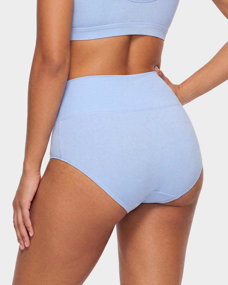 5-Pack High-Waisted Cotton Briefs