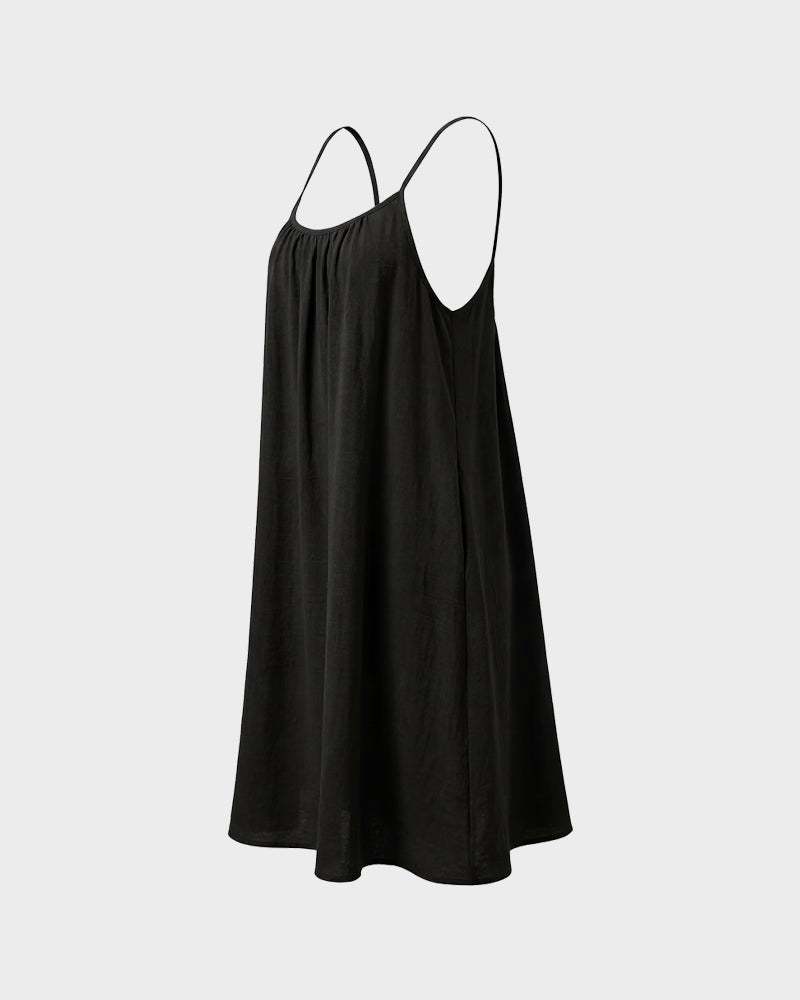 Backless Flowy Cami Lounge Dress