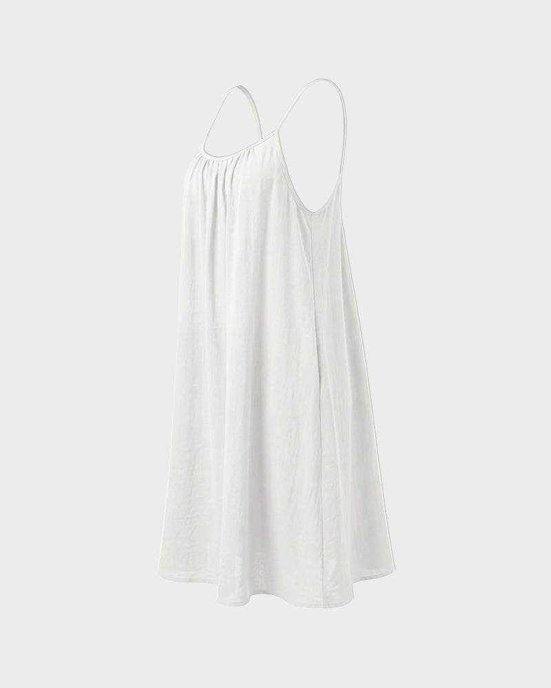 Backless Flowy Cami Lounge Dress