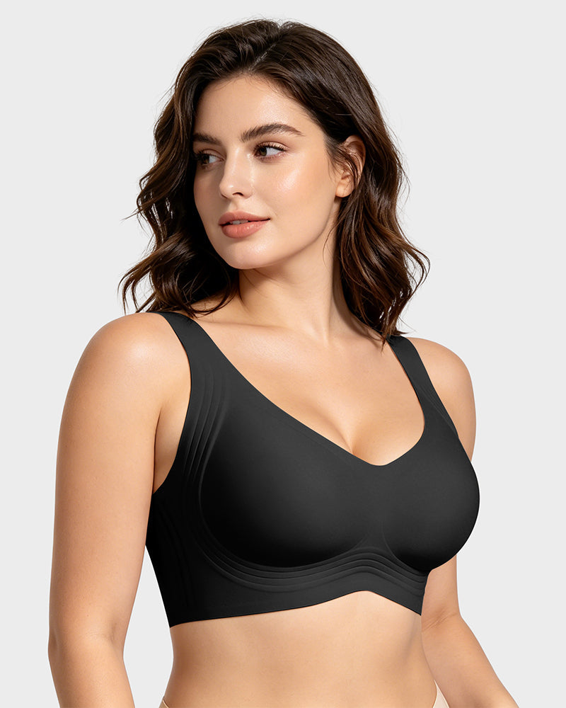 Comfortable Wireless Full Coverage Jelly Smoothing Bra