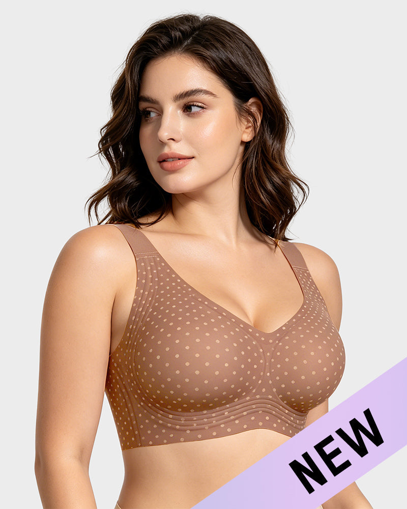 Comfortable Wireless Full Coverage Jelly Smoothing Bra