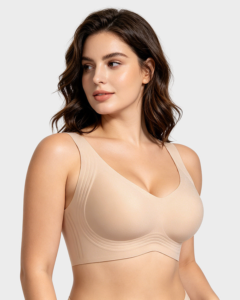 Comfortable Wireless Full Coverage Jelly Smoothing Bra