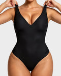Deep V Shaping Thong Bodysuit
