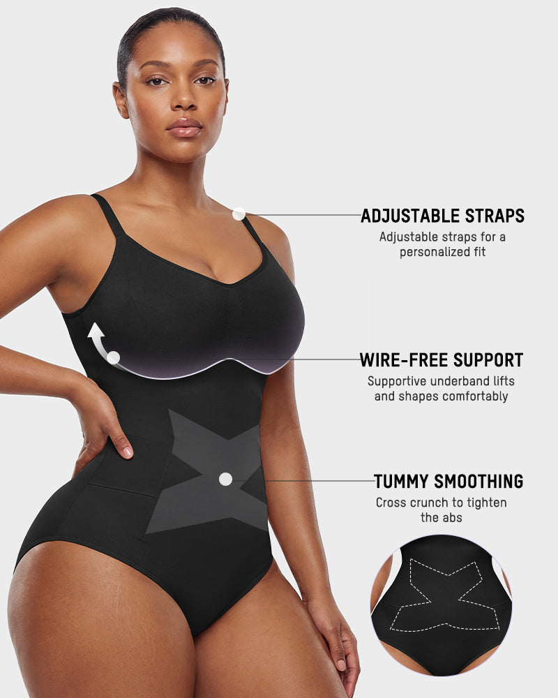 Easyslide™ Deep V Camisole Bodysuit Shapewear
