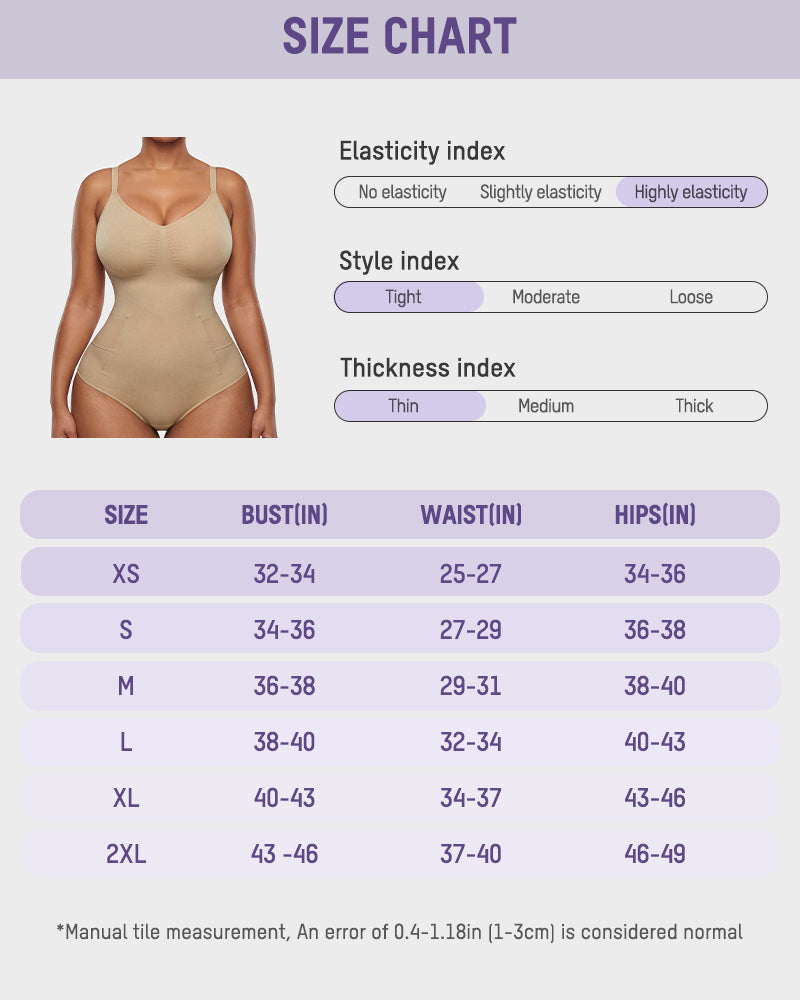 Easyslide™ Deep V Camisole Bodysuit Shapewear