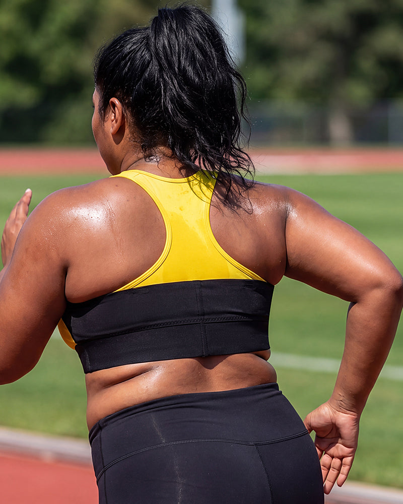 No-Bounce Chest Support Band for High Impact Workouts