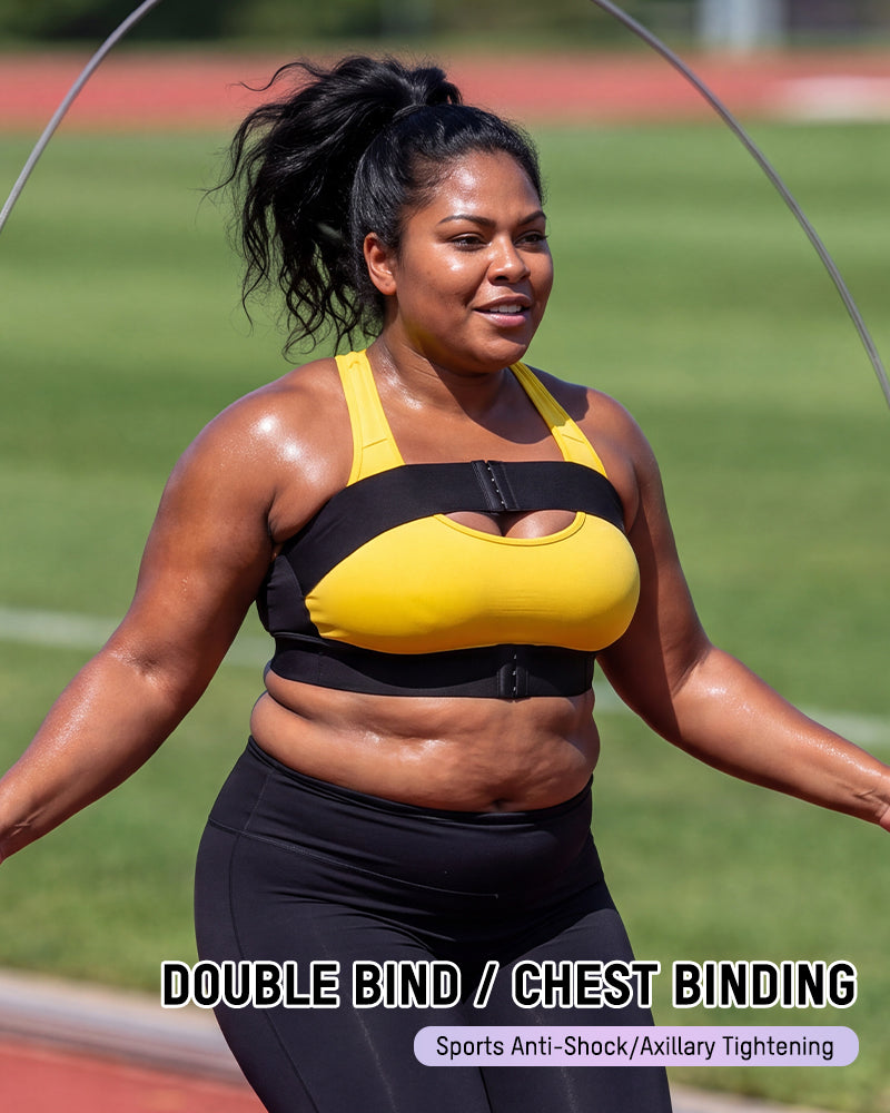 No-Bounce Chest Support Band for High Impact Workouts