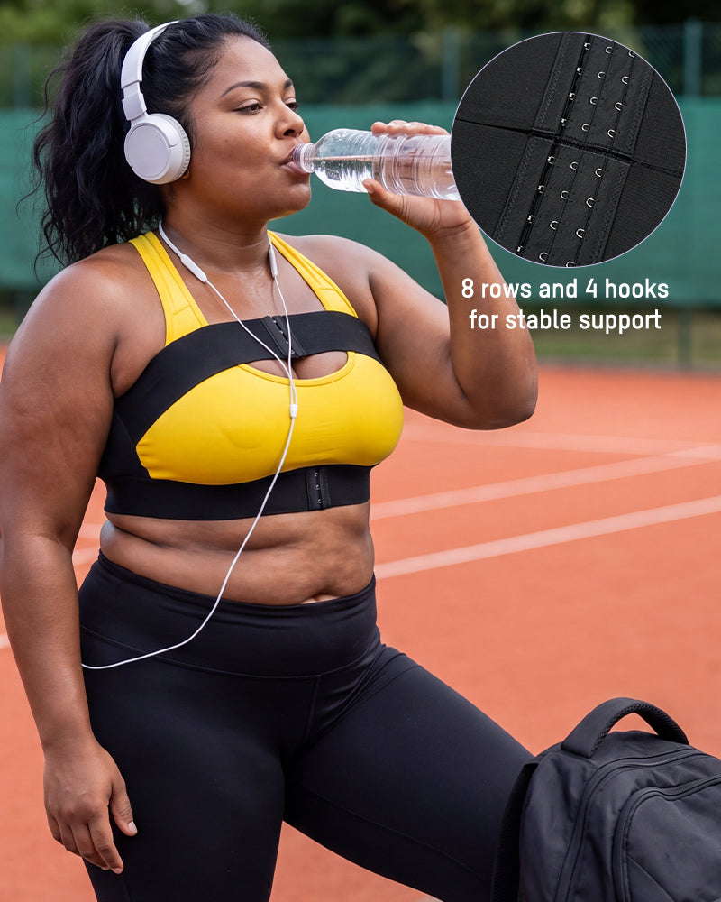 No-Bounce Chest Support Band for High Impact Workouts
