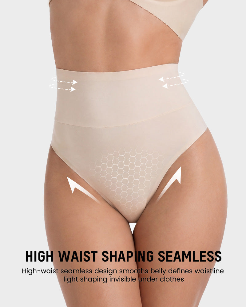No-Show Seamless High-Waist Thong(5 Pack)