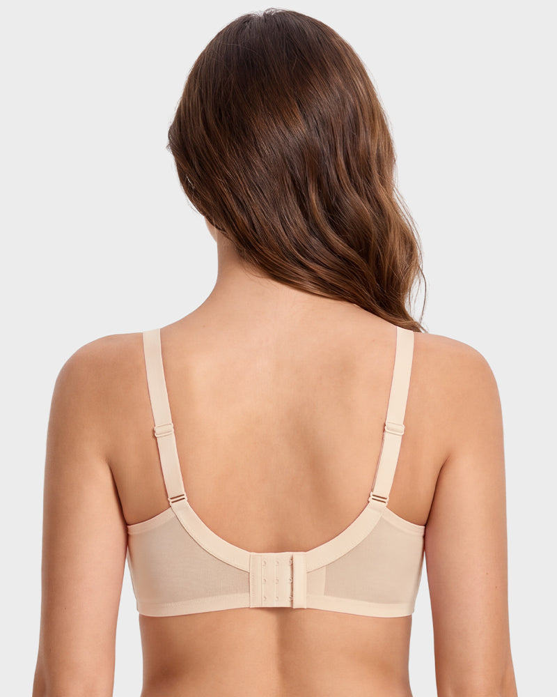 Seamless Mesh Unlined Underwire Bra