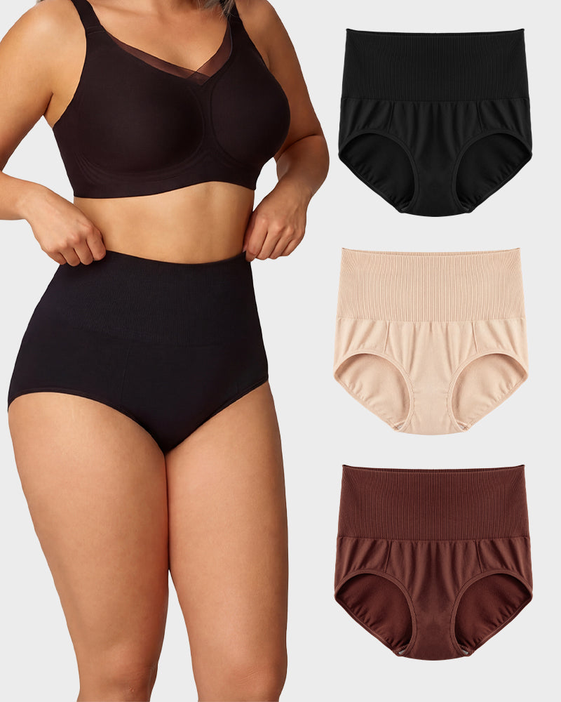 The Invisible Seamless Tummy-Control Panty（3 Pack）