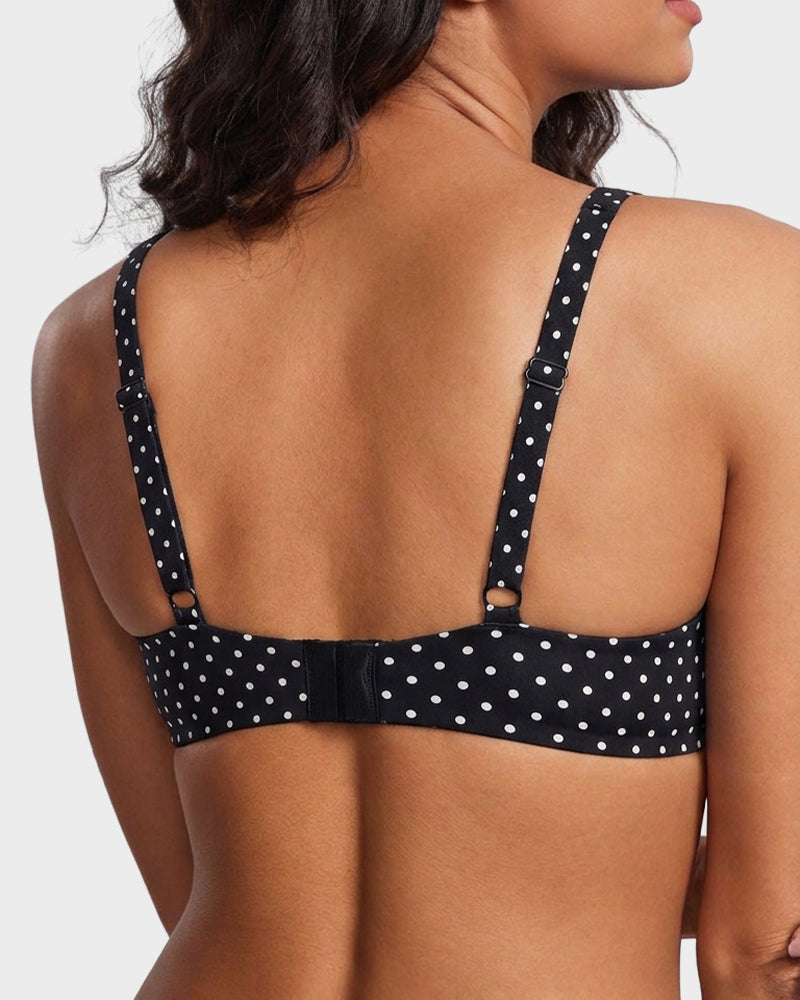 Underwire Support Seamless Unlined Balconette Bra